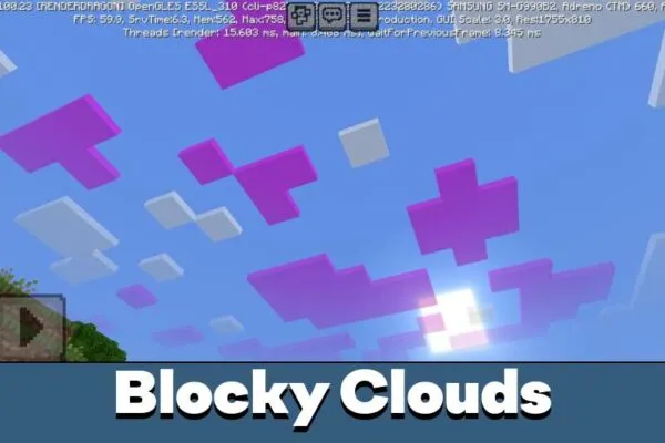 Blocky from Newb Shader for Minecraft PE