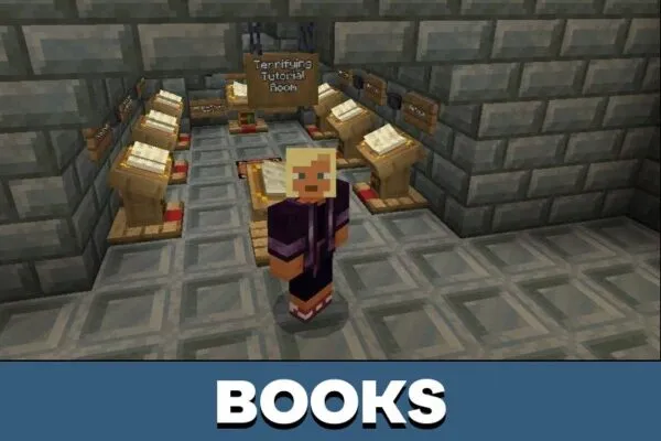 Books from Hungry Hermits Map for Minecraft PE