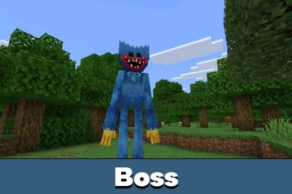 Boss from Poppy Playtime Mod for Minecraft PE