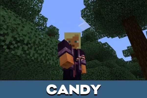 Candy from Food Decorations Mod for Minecraft PE