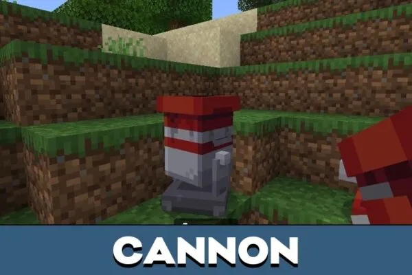 Cannon from Advanced Movement Mod for Minecraft PE