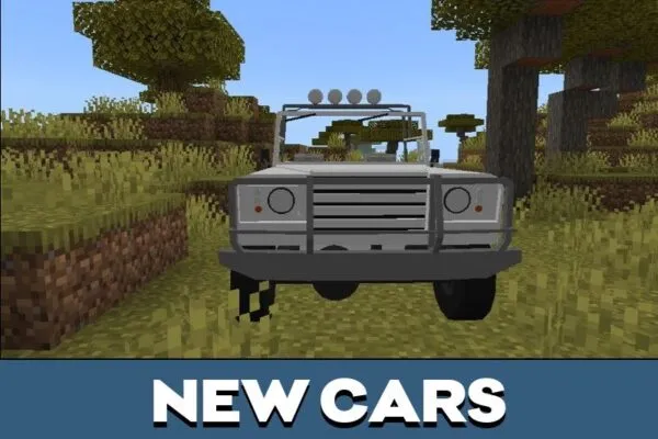 New Cars from Trevors Car from GTA Mod for Minecraft PE
