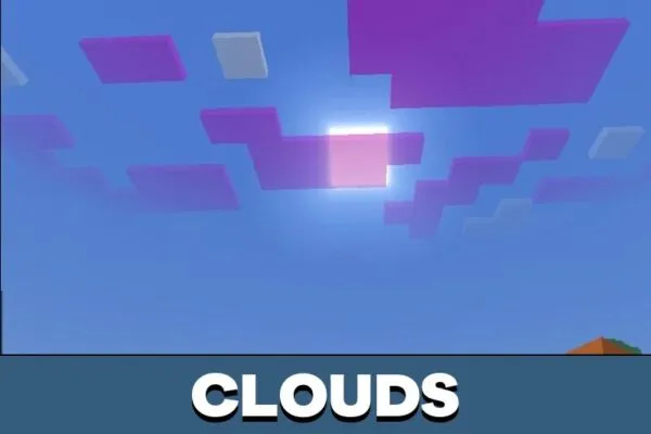 Clouds from Newb X Down Texture Pack for Minecraft PE