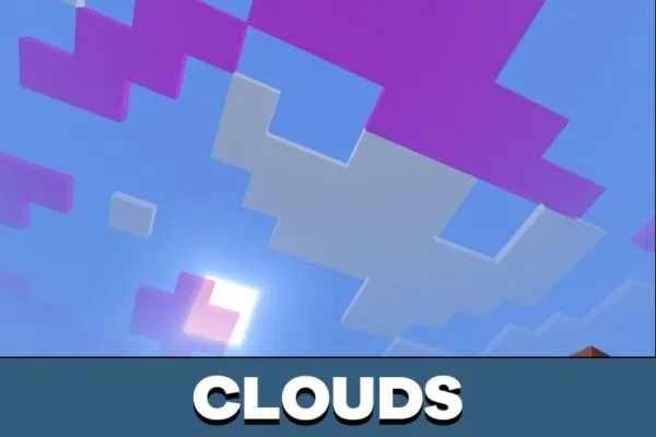 Clouds from Newb x Unwind Texture Pack for Minecraft PE