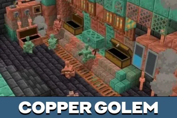 Copper Golem from Minecraft PE 1.21