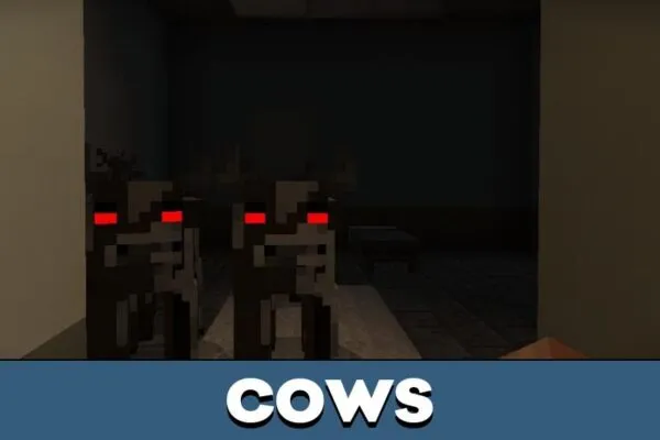 Cows from Horror Mobs Mod for Minecraft PE