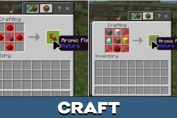 Craft from Aromic Dimension Mod for Minecraft PE