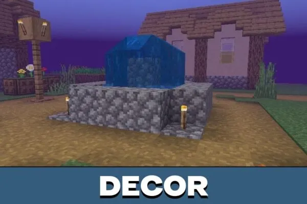 Decor from Aromic Dimension Mod for Minecraft PE