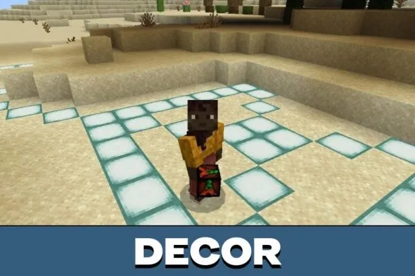Decor from Eiffel Tower Mod for Minecraft PE