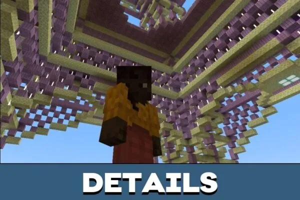 Details from Eiffel Tower Mod for Minecraft PE