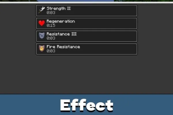 Effect from Dragon Mount Mod for Minecraft PE