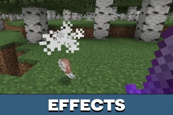 Effects from Random Enchant Mod for Minecraft PE
