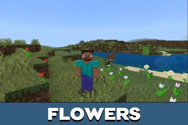 Flowers from Newb x Unwind Texture Pack for Minecraft PE