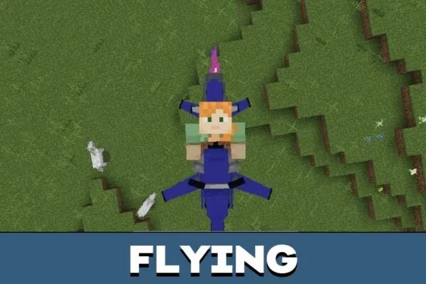 Flying from Oppressor Mark II Mod for Minecraft PE