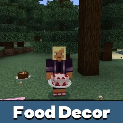 Food Decorations Mod for Minecraft PE