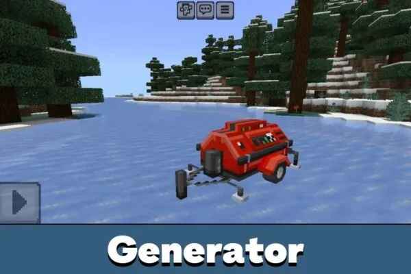 Generator from Construction Mod for Minecraft PE
