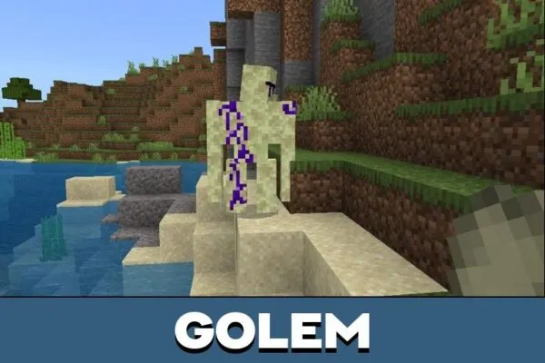 Golem from Declsland Mod for Minecraft PE