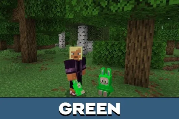 Green Labubu Mod for Minecraft PE