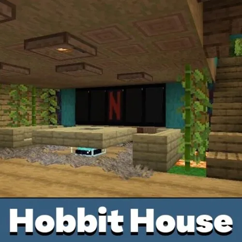 Survival Hobbit House Map for Minecraft PE