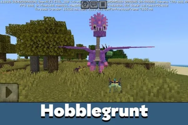 Hoblegrunt from Age of Berk Mod for Minecraft PE