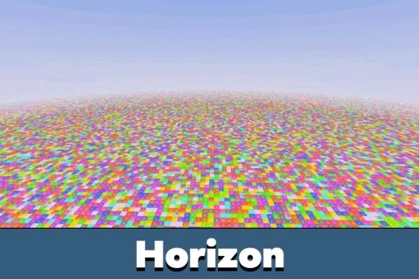 Horizon from Lucky Flat World Map for Minecraft PE