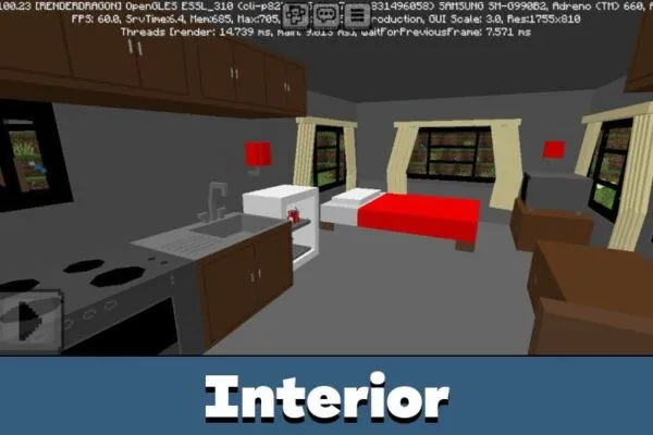 Interior from Breaking Bad Car Mod for Minecraft PE