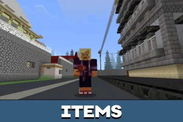 Items from Homeless Survival Map for Minecraft PE