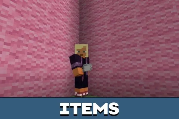 Items from Horror Hunt Map for Minecraft PE
