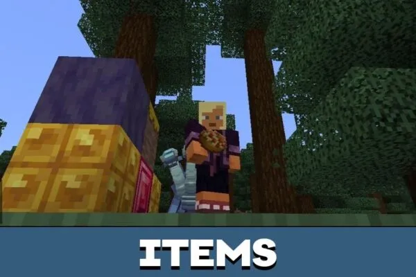 Items from Sky Biomes Mod for Minecraft PE