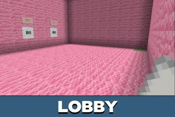 Lobby from Horror Hunt Map for Minecraft PE