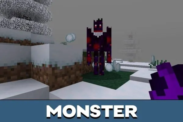 Monster from Horror Environment Mod for Minecraft PE