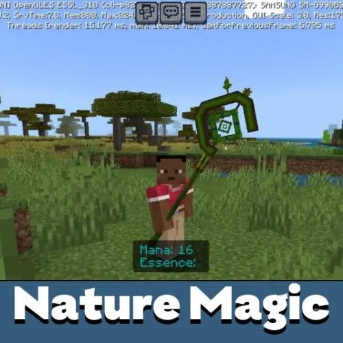 Nature Magic Mod for Minecraft PE
