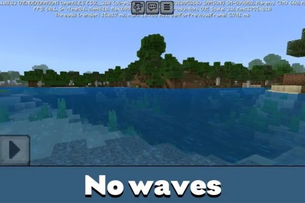 No Waves from Newb Shader for Minecraft PE