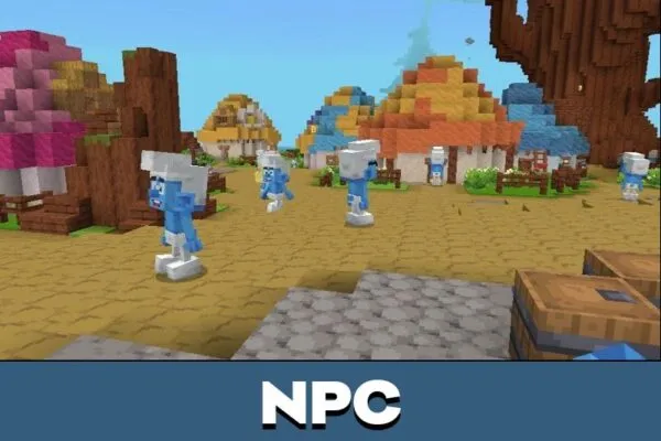 NPC from Smurfs Map for Minecraft PE