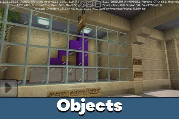 Objects from Super Craft Bros Map for Minecraft PE