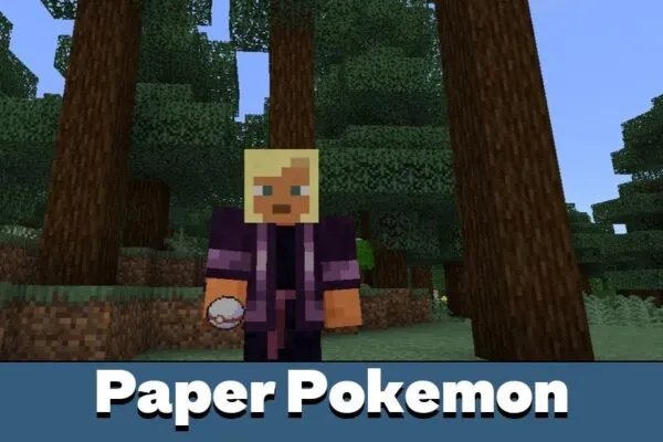 Download Paper Pokemon Mod for Minecraft PE