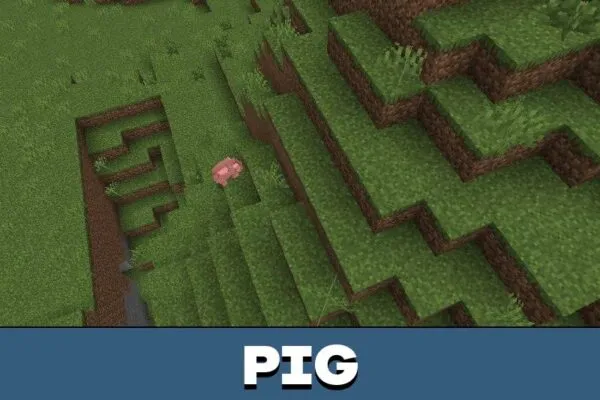 Pig from ESP Texture Pack for Minecraft PE