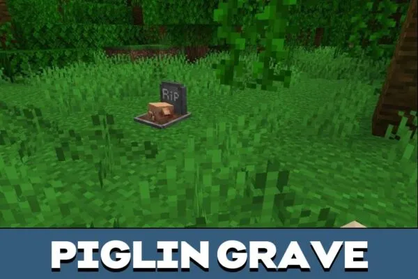 Piglin from Gravestone Mod for Minecraft PE