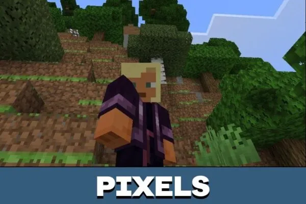 Pixels from Moving Texture Pack for Minecraft PE