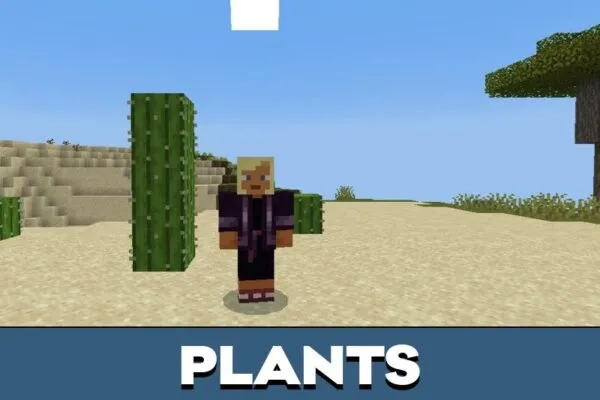 Plants from Gamma Optimizer Texture Pack for Minecraft PE
