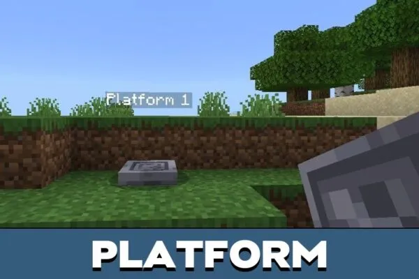 Platform from Advanced Movement Mod for Minecraft PE