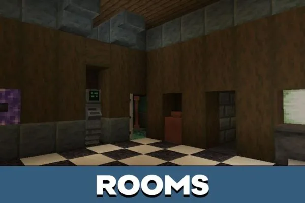 Rooms from Hungry Hermits Map for Minecraft PE