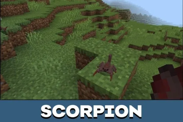 Scorpion from Arachnophobia Mod for Minecraft PE