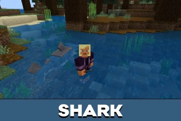 Shark from Raft Survival Mod for Minecraft PE