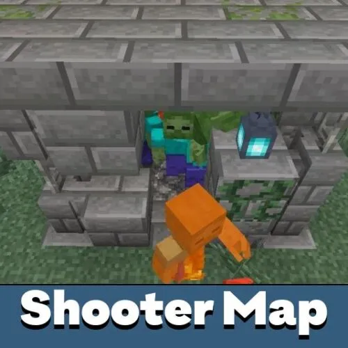Shooter Map for Minecraft PE
