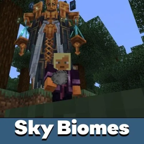 Sky Biomes Mod for Minecraft PE