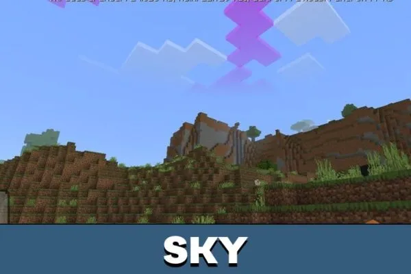 Sky from Newb X Down Texture Pack for Minecraft PE