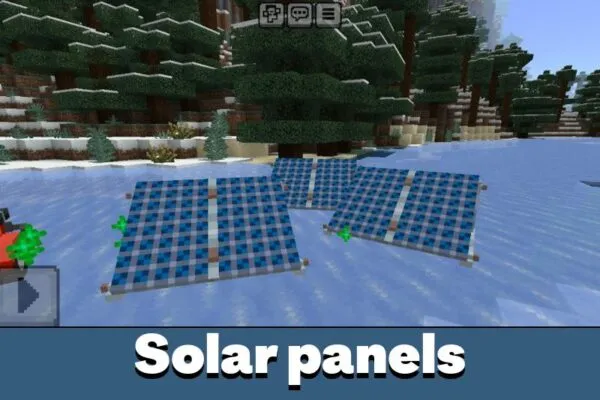 Solar Panels from Construction Mod for Minecraft PE