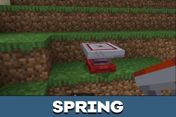 Spring from Advanced Movement Mod for Minecraft PE