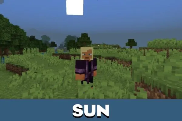 Sun from Moving Texture Pack for Minecraft PE